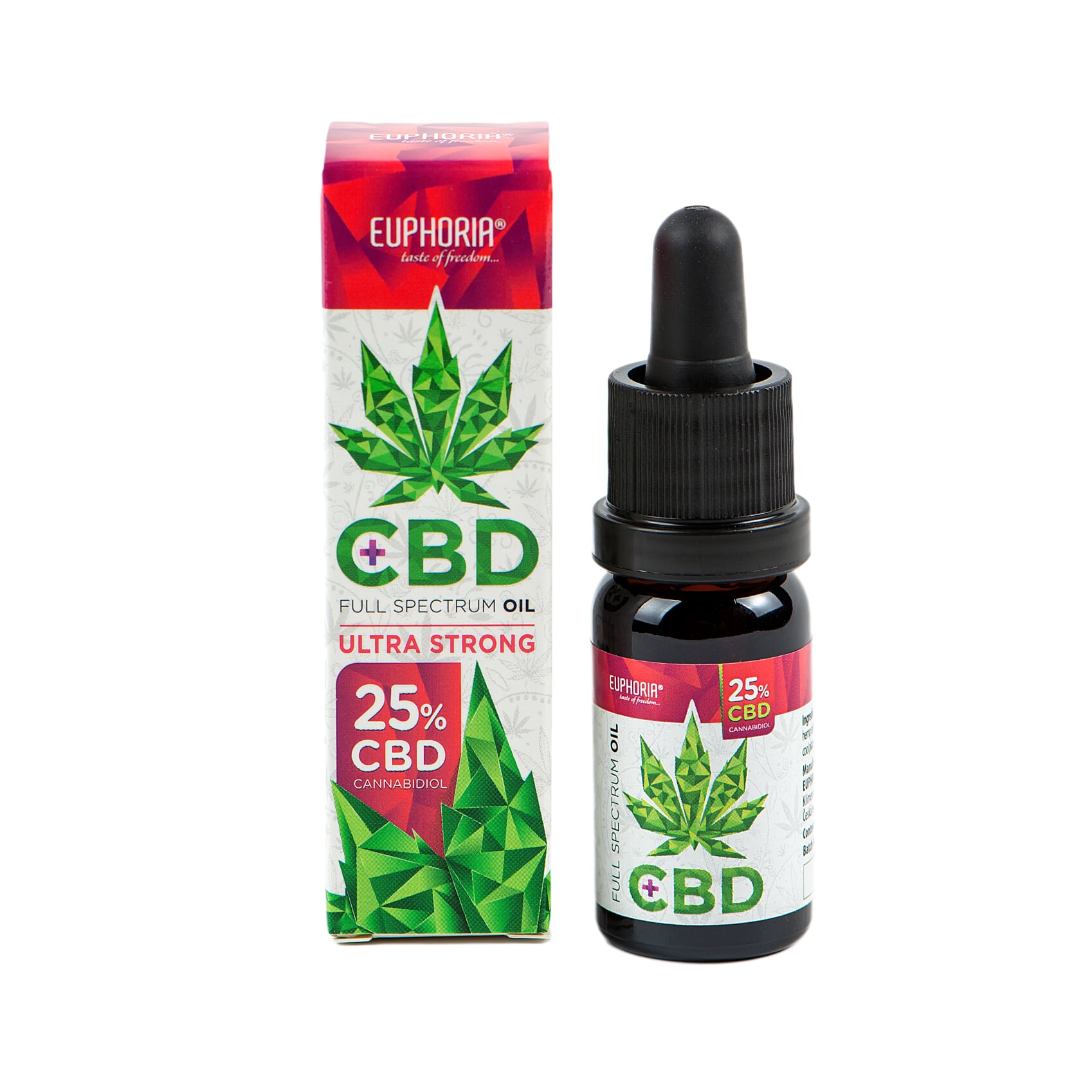 Euphoria CBD olej 25% 7500mg 30ml 