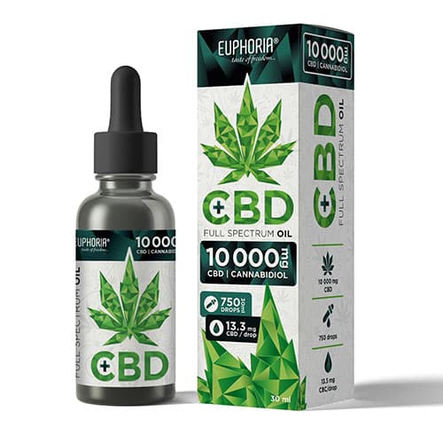 Euphoria CBD olej 33% 10000mg 30 ml