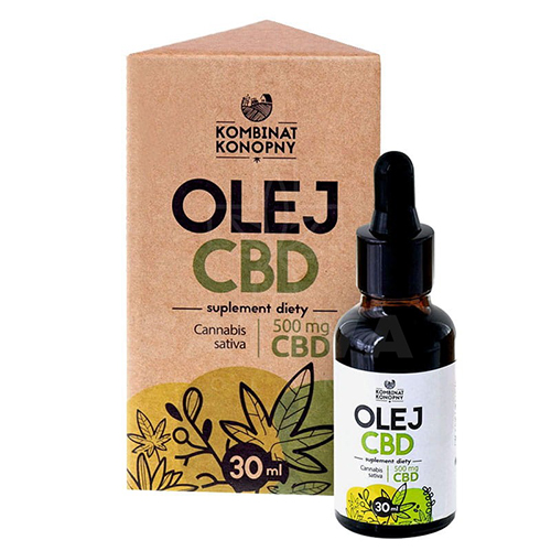 CBD olej 500mg 30ml Kombinat Konopny