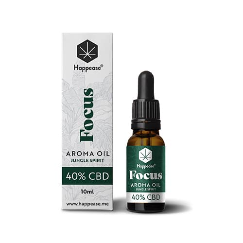 Happease Focus CBD Olej Jungle Spirit 40 % 4000 mg 10 ml