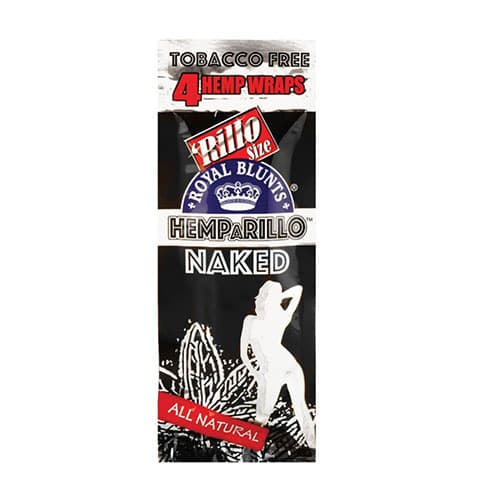 Royal Blunts Hemparillo Hemp Blunts Naked 4ks