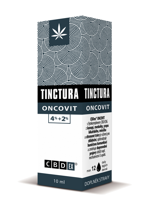 CBDex Tinctura Oncovit 4%+2% 10ml