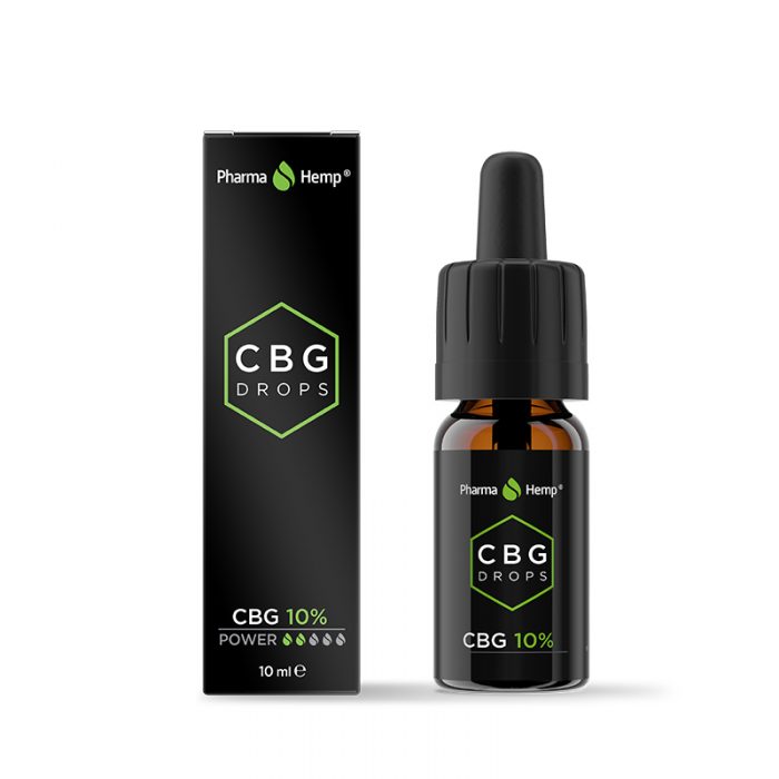 CBG drops 10% 1000mg 10ml Pharma Hemp