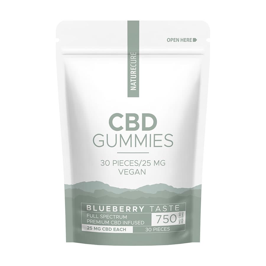 NATURE CURE CBD gummies borůvka 750mg 30ks