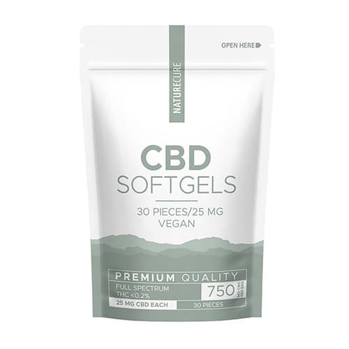 CBD kapsle full spectrum 750mg 30ks NATURE CURE