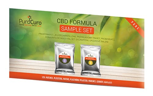 PuroCuro Konopné CBD náplasti tester 6x 25 mg a 6x 50 mg